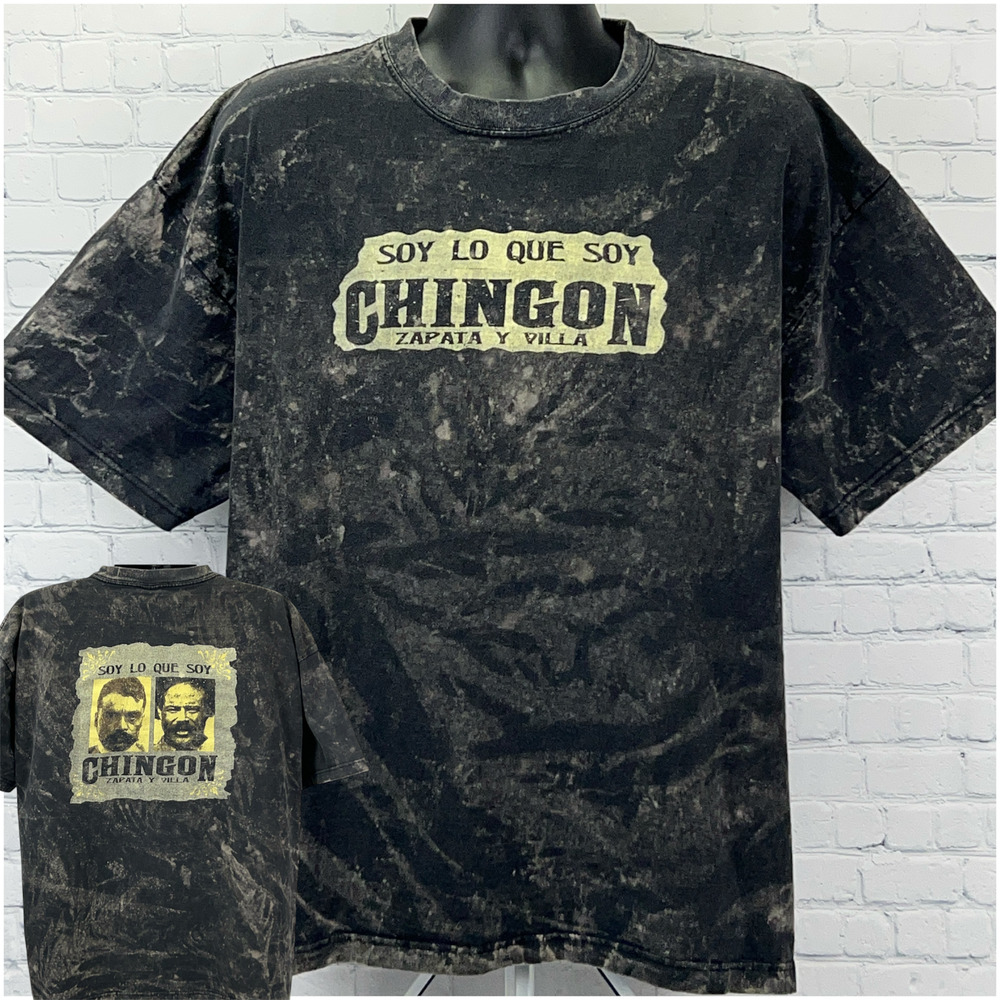 Vintage Chingon Pancho Villa Emiliano Zapata Shirt 2XL XXL Mexican Revolution